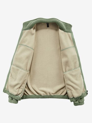 Veste Zippée Chaud Hiver Décontracté Col Montant En Polaire Coton Élégante - milanoo.com - Modalova