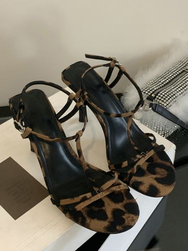 Sandales à talons hauts à bout ouvert et bride en T à talon aiguille - milanoo.com - Modalova