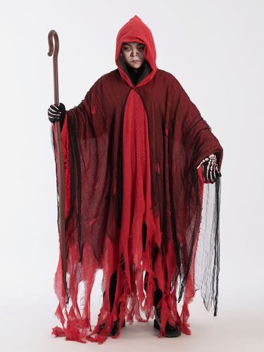 Costume effrayant de cape fantôme en lambeaux pour Halloween - milanoo.com - Modalova