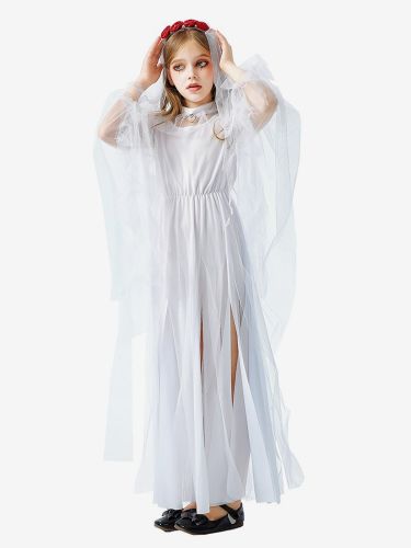 Robe de mariée gothique fantôme d'Halloween pour filles costume de sorcière vampire - milanoo.com - Modalova
