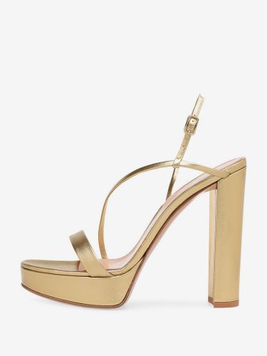 Chaussures de soirée à talons hauts et à lanières bout ouvert plateforme et talon épais - milanoo.com - Modalova
