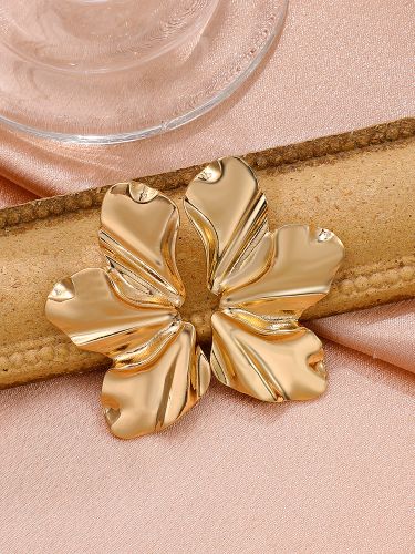 Boucles d\'oreilles en forme de fleur irrégulières 2026 - milanoo.com - Modalova