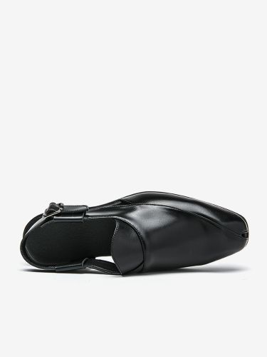 Mocassins à enfilers chaussures à bride arrière et bout carré en PU - milanoo.com - Modalova
