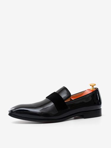 Mocassins Chaussures de Mariage Soirée s avec dessus en PU verni - milanoo.com - Modalova