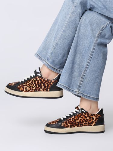 Baskets de skate à lacetss motif léopard - milanoo.com - Modalova