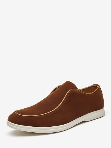 Chaussures décontractéess bout rond à enfiler - milanoo.com - Modalova