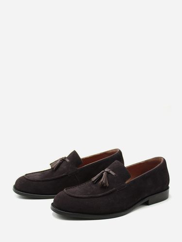 Mocassinss bout rond en daim chaussures plates décontractées - milanoo.com - Modalova