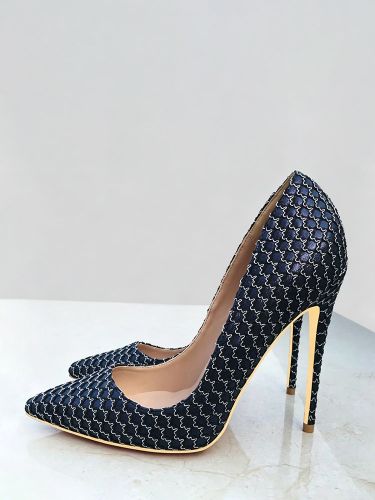 Escarpins à talons aiguilles imprimés bout pointu - milanoo.com - Modalova