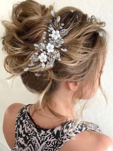 Accessoires de coiffure en métal pour la mariée - milanoo.com - Modalova