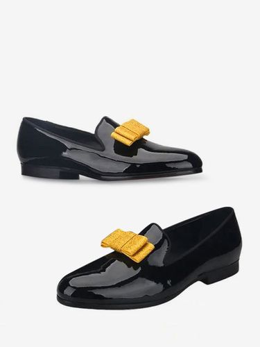 Chaussures Mocassinss Vernis PU Nœud Slip-On - milanoo.com - Modalova