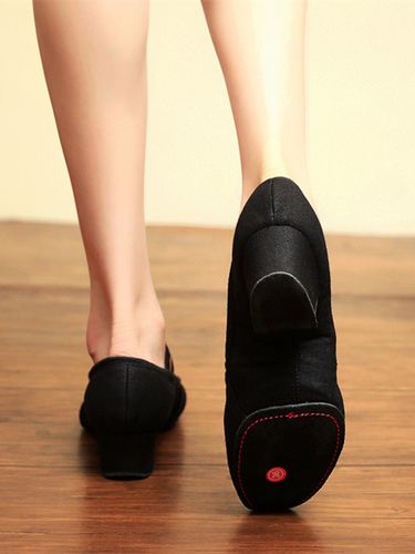 Chaussures de danse classique noires à bout fermé - milanoo.com - Modalova
