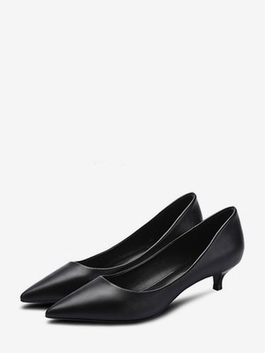 Escarpins à petits talons bout pointu chaussures à enfiler - milanoo.com - Modalova