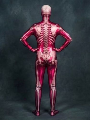 Costume d'Halloween squelette combinaison moulante 3D phosphorescente imprimé numérique UV style Zentai costume de cosplay d'Halloween en lycra span - milanoo.com - Modalova