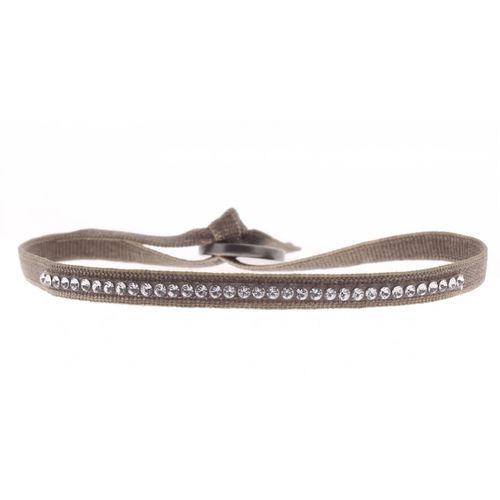 Bracelet A31426 - Bracelet Tissu Cristaux Swarovski - Les Interchangeables - Modalova