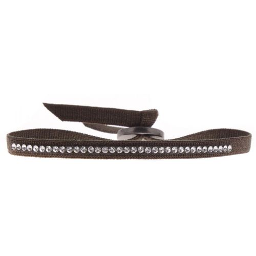 Bracelet A37664 - Bracelet Tissu Cristaux Swarovski - Les Interchangeables - Modalova