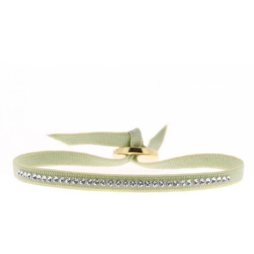 Bracelet A36783 - Bracelet Tissu Cristaux Swarovski - Les Interchangeables - Modalova