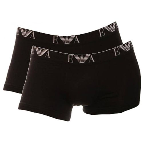 Lot de 2 boxers ceinture élastique - coton stretch - Emporio Armani Underwear - Modalova