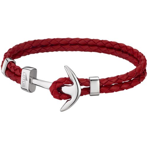 Bracelet Lotus Style LS1832-2-2 - Bracelet Urban Man Double Tressés Ancre Acier - Lotus Style Bijoux - Modalova