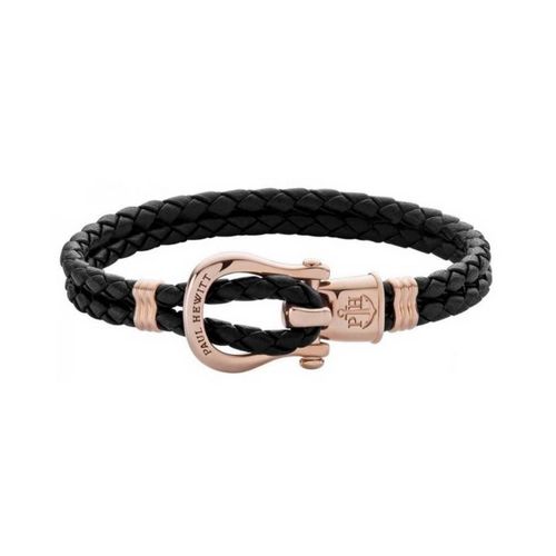 Bracelet Paul Hewitt PH-FSH-L-R-B - Acier IP Rose PHINITY SHACKLE Cuir - Paul Hewitt Bijoux - Modalova