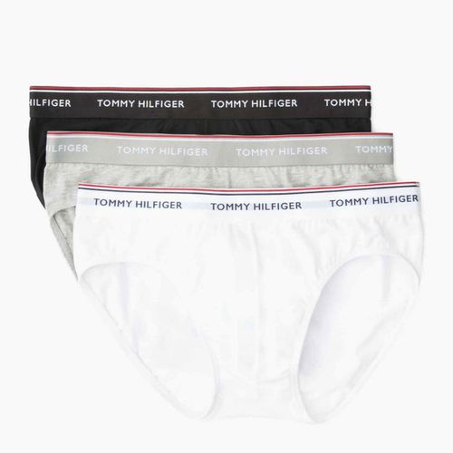 Pack de 3 slips logotés - Tommy Hilfiger Underwear - Modalova