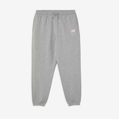 Pant Jogger Boston Logo Gris/rose - New Balance - Modalova