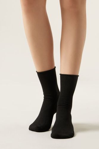 Non-Elastic Cotton Ankle Socks Woman Size 36-38 - Calzedonia - Modalova