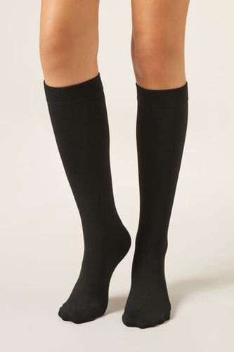 Ultra Opaque Thermal Knee-High Socks Woman Size TU - Calzedonia - Modalova