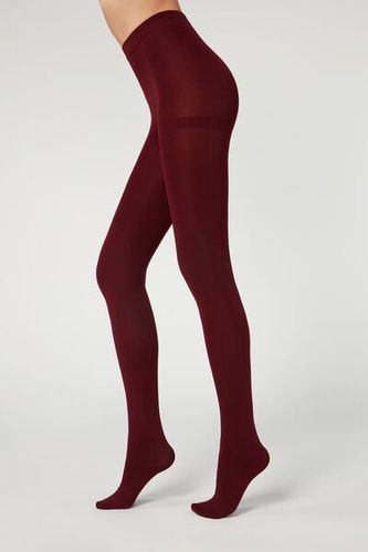 Thermal Super Opaque Tights Woman Red Size 3 - Calzedonia - Modalova