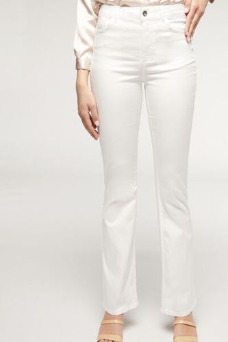 Eco Light Flared Denim Jeans Woman White Size XS - Calzedonia - Modalova