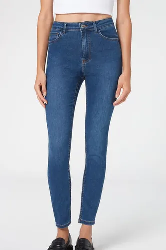 High Waist Soft Touch Skinny Push Up Jeans Woman Size S - Calzedonia - Modalova