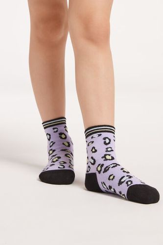 Girls’ Animal Print Short Socks Unisex Print Size 33-36 - Calzedonia - Modalova