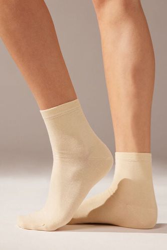 Short Socks with Trimmed Cuffs Woman Nude Size 39-41 - Calzedonia - Modalova