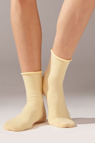 Non-Elastic Cotton Ankle Socks Woman Size 36-38 - Calzedonia - Modalova