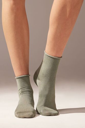 Short Socks with Glitter Woman Size TU - Calzedonia - Modalova