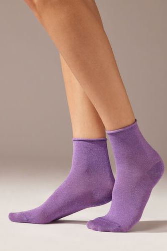 Short Socks with Glitter Woman Size TU - Calzedonia - Modalova