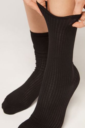 Ribbed Short Socks Woman Size TU - Calzedonia - Modalova
