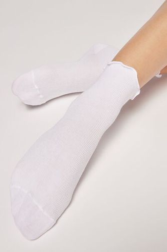 Romantic Trim Ribbed Short Socks Woman Size TU - Calzedonia - Modalova