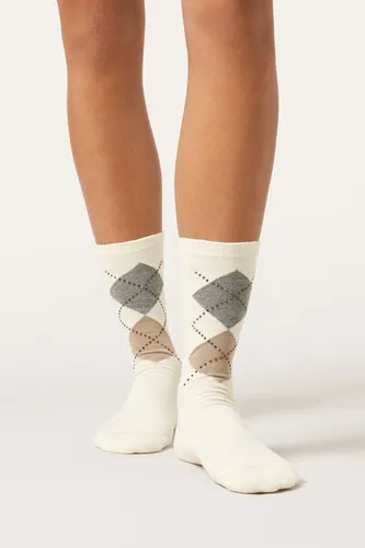 Rhinestone Short Socks Woman Nude Size TU - Calzedonia - Modalova