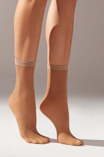 Short Socks in Spotted Eco Mesh Woman Size TU - Calzedonia - Modalova