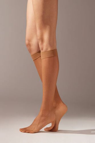 Denier Sheer Comfort Cuff Knee-Highs Woman Nude Size TU - Calzedonia - Modalova