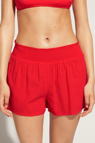 Cotton Shorts Woman Red Size XS - Calzedonia - Modalova