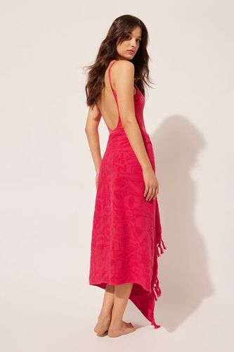 Logo Beach Towel Woman Pink Size TU - Calzedonia - Modalova