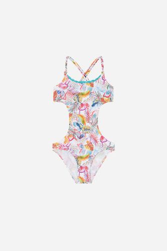 Girls’ One-Piece Swimsuit Jungle Rainbow Girl Multicolor Size 6 - Calzedonia - Modalova