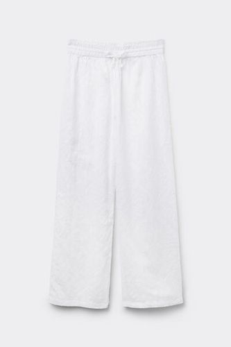 Jacquard Palazzo Pants Woman White Size M - Calzedonia - Modalova