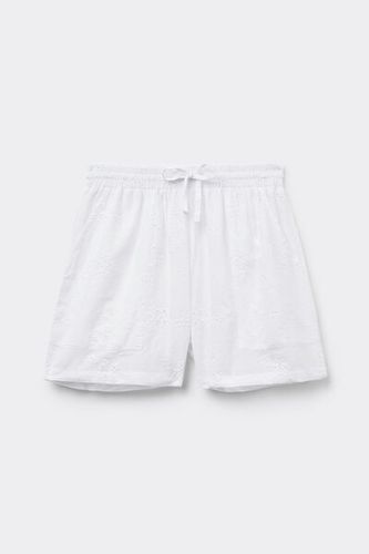 Sangallo Lace Shorts Woman White Size M - Calzedonia - Modalova