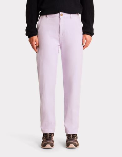 Pantalon chino épais - violet - celio - Modalova