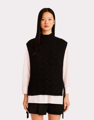 Pull col montant sans manche à nouer - celio - Modalova