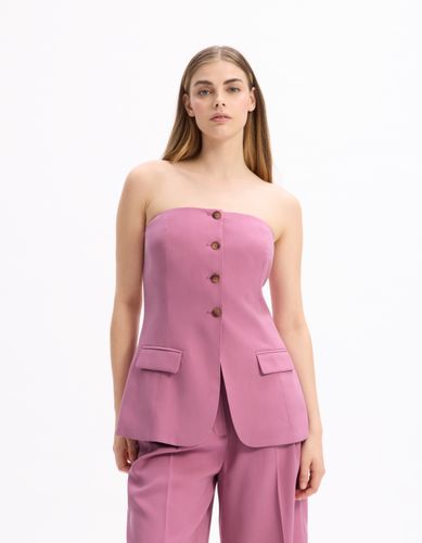Top bustier - rose - celio - Modalova