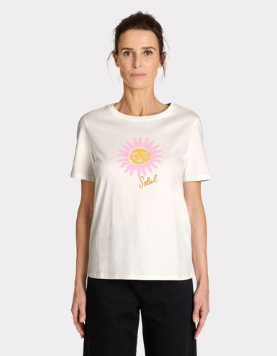 T-shirt imprimé en coton - écru - celio - Modalova