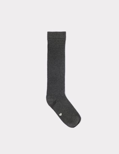 Chaussettes hautes en coton - gris anthracite - celio - Modalova